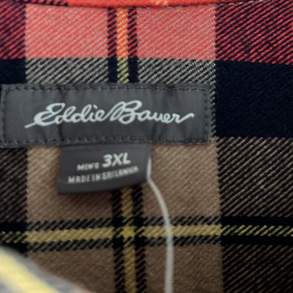 NWT Eddie Bauer Men’s Flannel - Picture 3 of 5